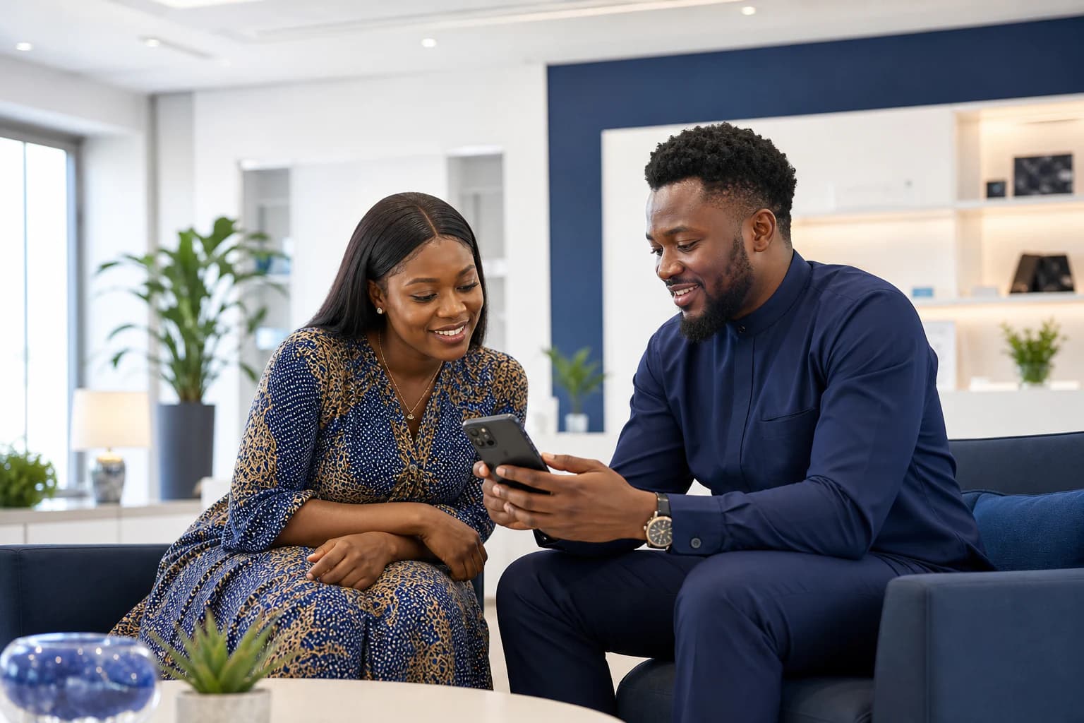A device owner and specialist reviewing ownership information together